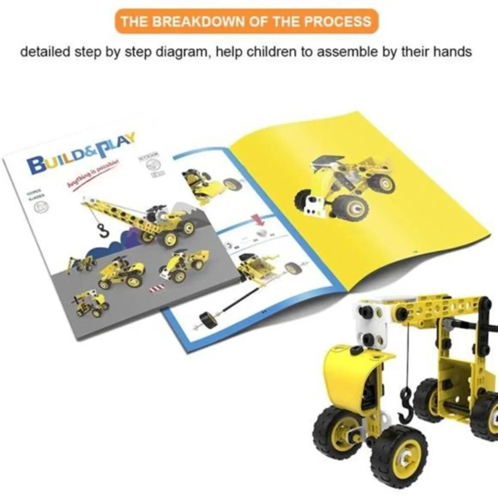 Building Toys for 6+ Years Old Boys and Girls - 8in1‎  Engineering Building Toy